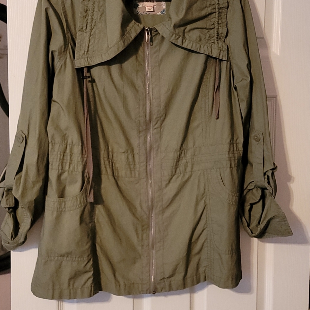 Decree Drawstring Waist/Zip Up Jacket - image 1